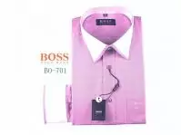 2019U boss chemise hommes nouvelles reductions coton fin occasionnels pourpre sdx